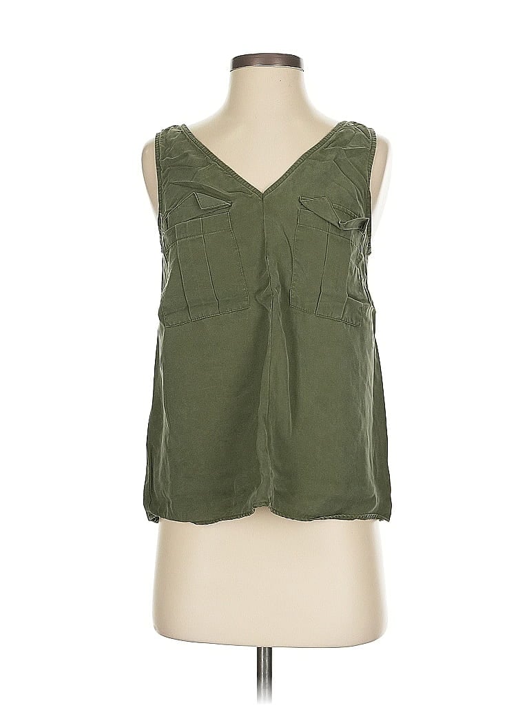 Pre-owned Bcbgeneration Sleeveless Blouse In Green