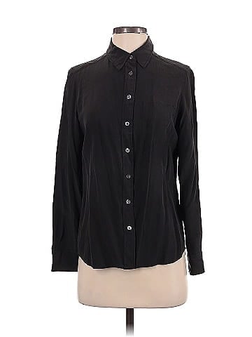 Equipment Long Sleeve Silk Top (view 1)