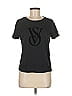 Victoria's Secret 100% Cotton Black Short Sleeve T-Shirt Size M - photo 1