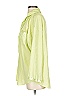 Victoria's Secret 100% Polyester Green Yellow 3/4 Sleeve Blouse Size XS - photo 5
