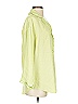 Victoria's Secret 100% Polyester Green Yellow 3/4 Sleeve Blouse Size XS - photo 4