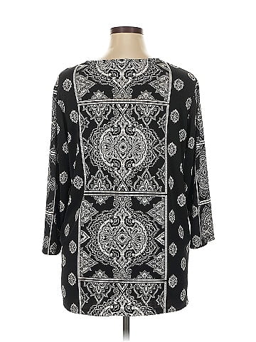 Susan Graver 3/4 Sleeve Blouse (view 2)
