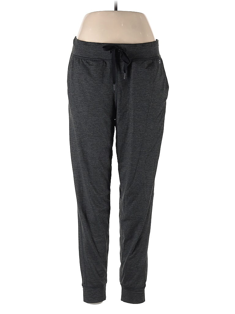 Gap Fit Solid Gray Casual Pants Size L - photo 1