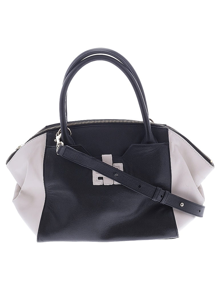 Elaine Turner Color Block Gray Ivory Satchel One size - photo 1