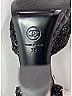 Chanel Gray Black Coarse Glitter CC Platform Heels Size EU 38 - photo 5