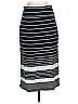 Athleta Stripes Black Casual Skirt Size S - photo 1