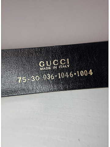 Gucci Vintage Leather Belt (view 2)