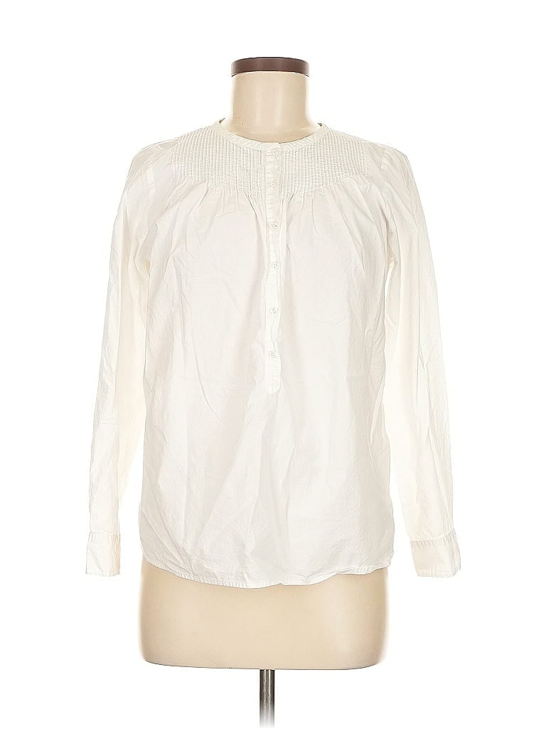 Click to view more detailed imagery on our partner's website Pre-owned Jcrew Long Sleeve Blouse In White