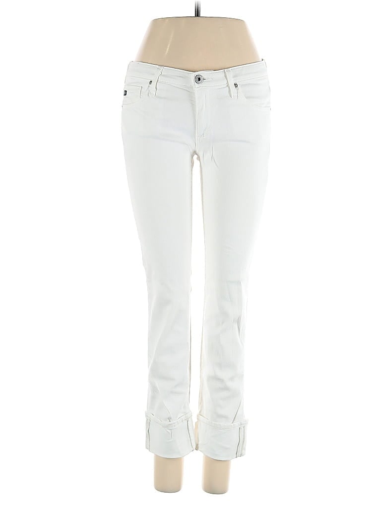 Pre-owned Adriano Goldschmied Jeans In White