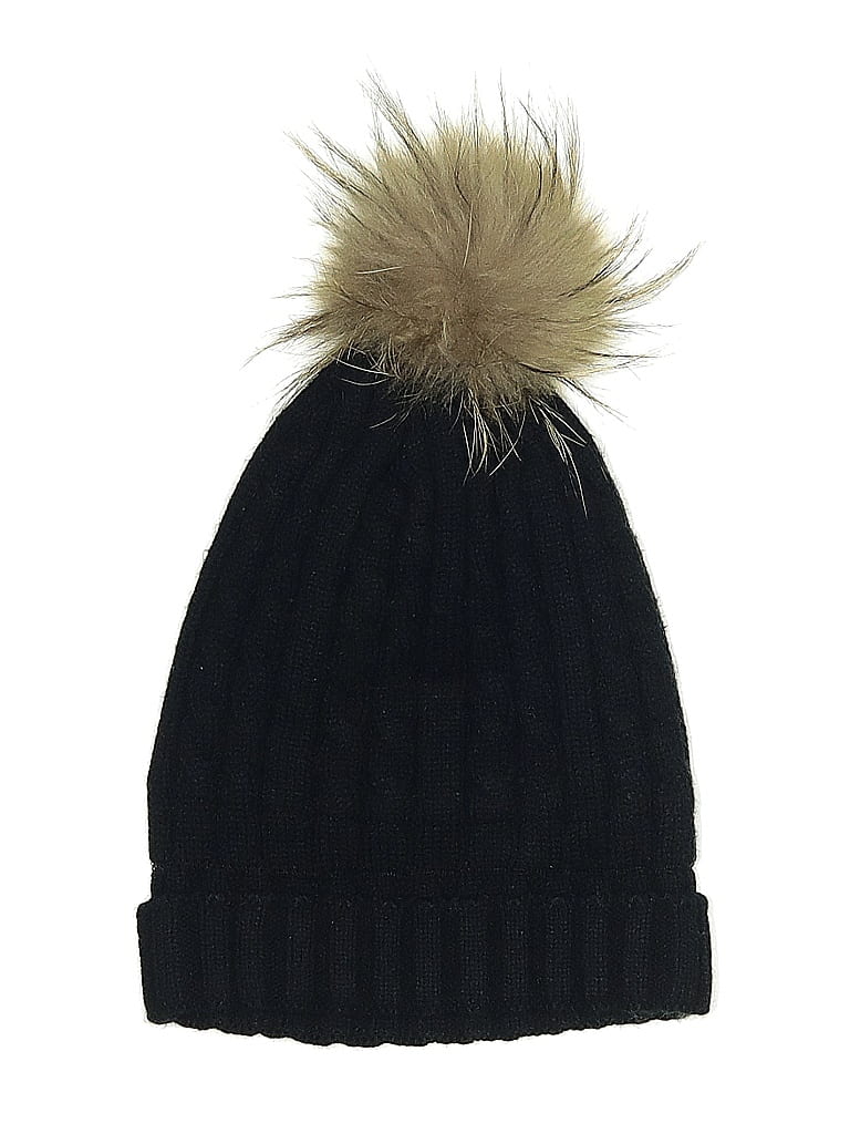 Pre-owned Unbranded Beanie Hat In Black