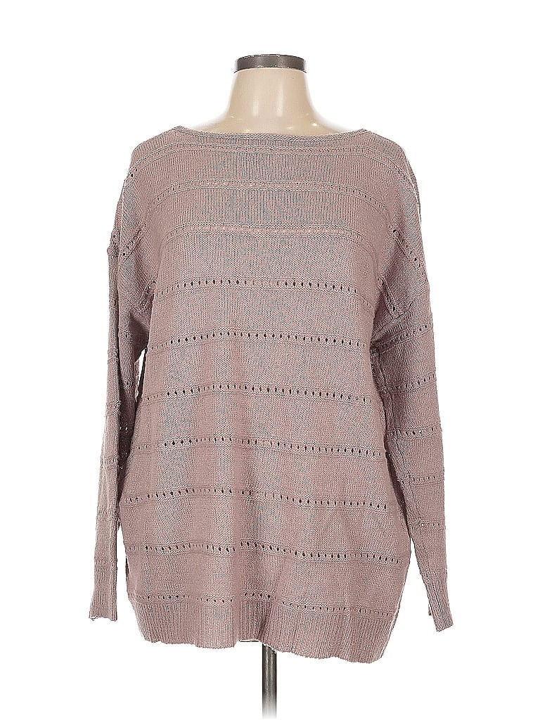 Pre-owned Shein Pullover Sweater In Brown