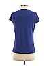 Kasper Blue Short Sleeve Top Size S - photo 2