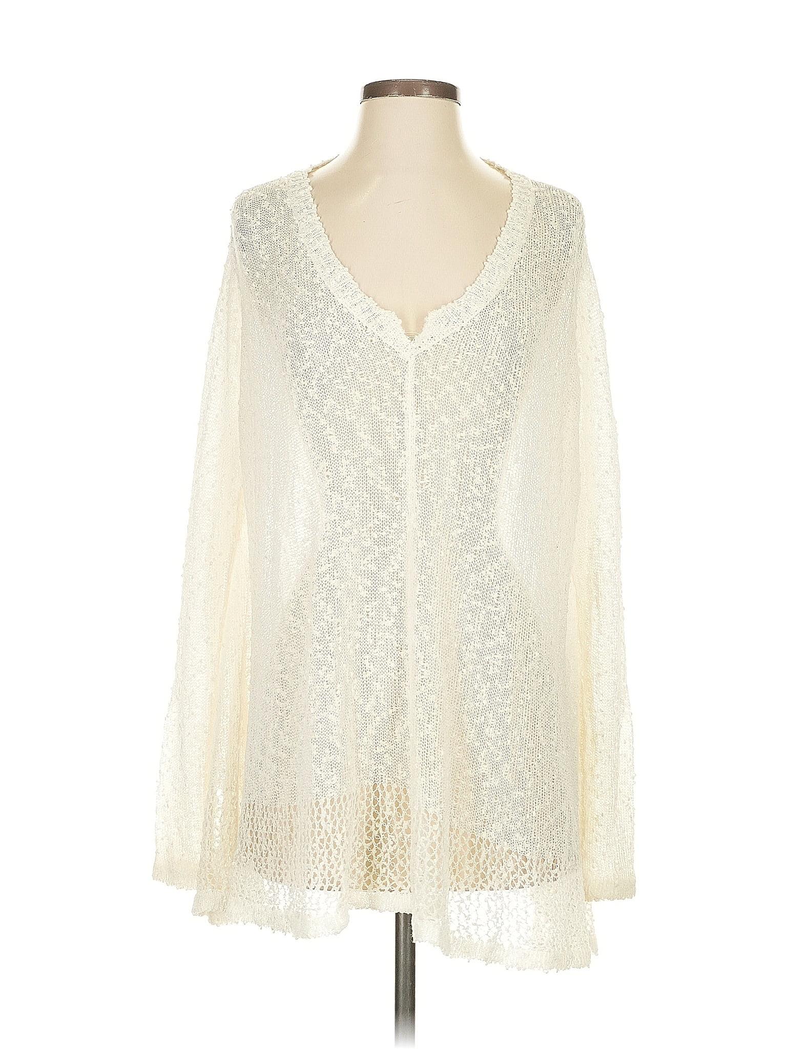 Millau Ivory Pullover Sweater Size S