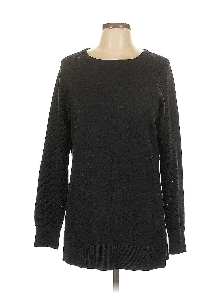 Pre-owned Ann Taylor Loft Outlet Pullover Sweater In Black