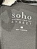 Soho Solid Gray Casual Dress Size L - photo 6