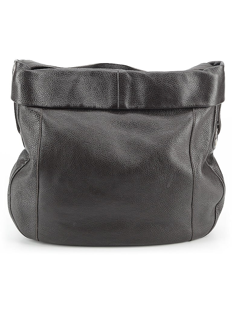 FURLA 100% Leather Black Brown Leather Shoulder Bag One size - photo 1