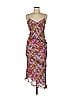 Catherine Malandrino 100% Silk Argyle Pink Cocktail Dress Size M - photo 1