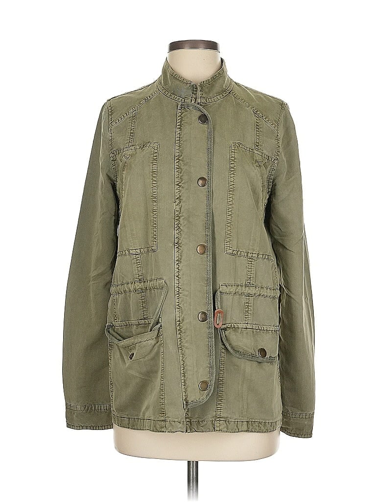 Pre-owned Hinge Jacket In Green