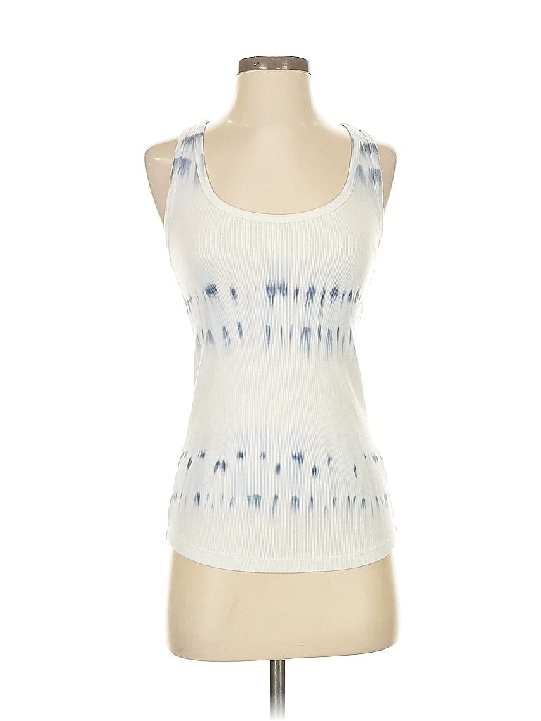 Pre-owned Universal Thread Tank Top Ivory Halter Neckline Tops In White