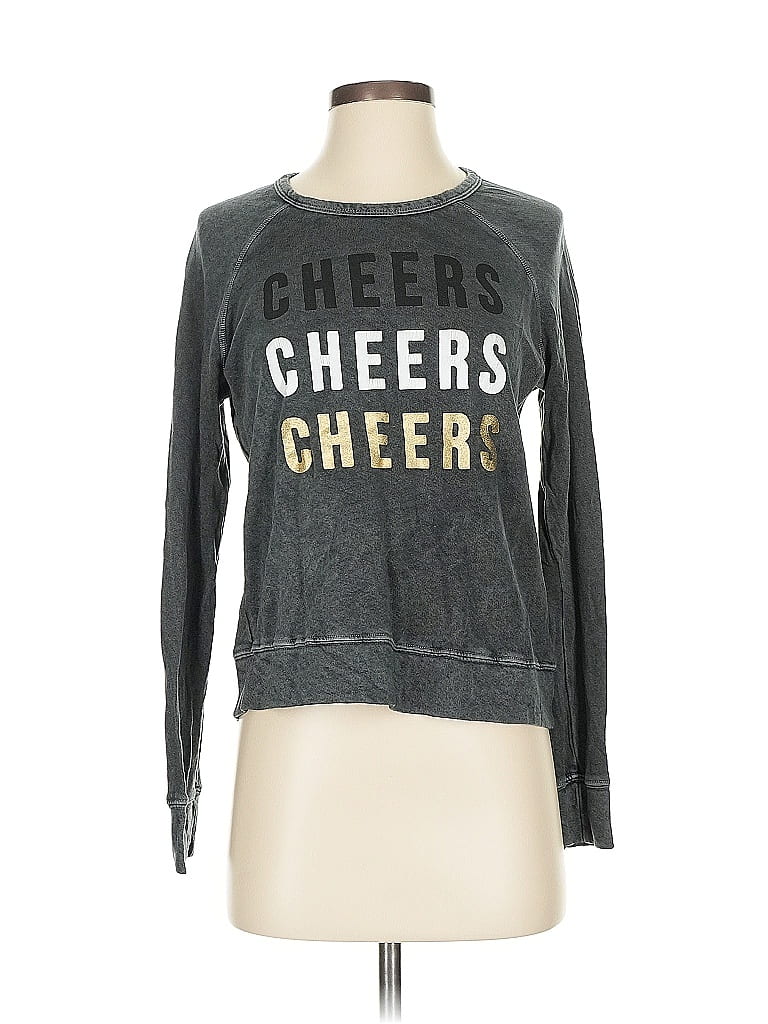 Sundry Gray Long Sleeve T-Shirt Size S - photo 1