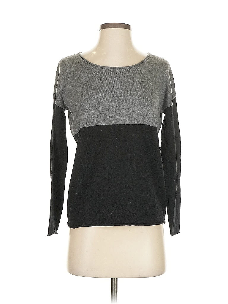 Pre-owned Splendid Long Sleeve T-shirt In Gray