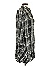 Lou & Grey for LOFT 100% Viscose Plaid Gray Casual Dress Size XS - photo 4