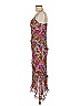 Catherine Malandrino 100% Silk Argyle Pink Cocktail Dress Size M - photo 5