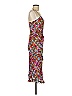 Catherine Malandrino 100% Silk Argyle Pink Cocktail Dress Size M - photo 4