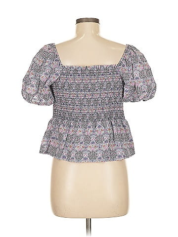 Liberty Art Fabrics for J.Crew Short Sleeve Top (view 2)