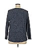 Terra & Sky Gray Long Sleeve Blouse Size 1X - photo 2