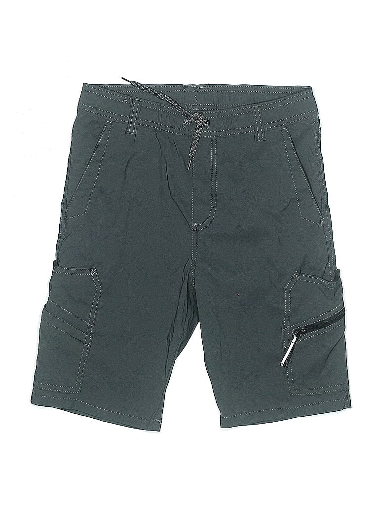 Wrangler Jeans Co Solid Green Gray Cargo Shorts Size 10 - photo 1