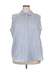 Talbots Outlet Sleeveless Button Down Shirt