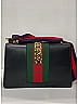 Gucci 100% Leather Black Calfskin Small Sylvie Shoulder Bag Black One size - photo 12