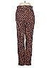 Ann Taylor Animal Print Brown Casual Pants Size 6 - photo 1