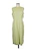 Carlisle 100% Acetate Solid Green Casual Dress Size 8 - photo 1