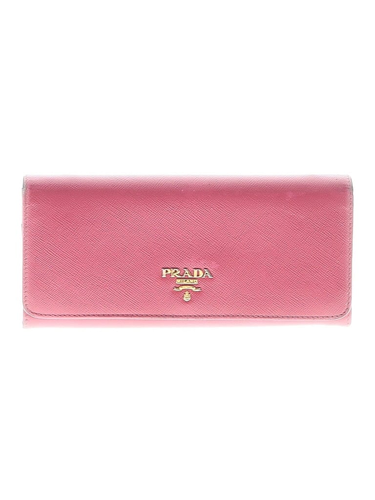 Prada 100% Leather Pink Leather Wallet One size - photo 1