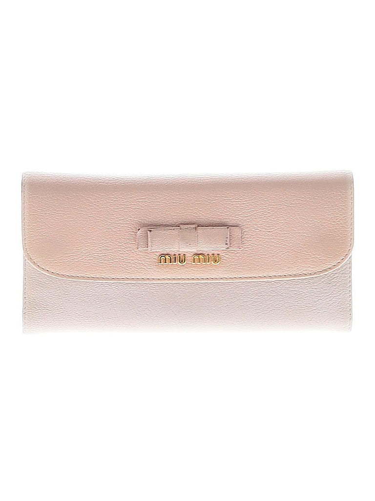 Miu Miu 100% Leather Pink Leather Wallet One size - photo 1