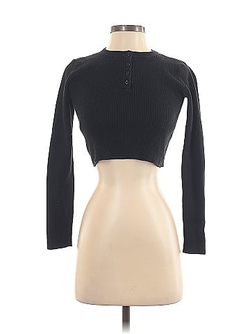 Brandy Melville Long Sleeve Henley (view 1)