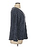 Terra & Sky Gray Long Sleeve Blouse Size 1X - photo 4