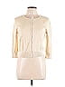 August Silk 100% Silk Ivory Silk Cardigan Size L - photo 1