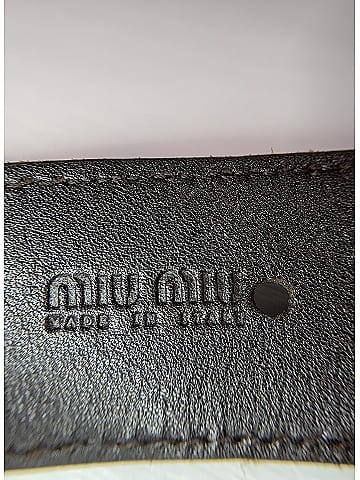 Miu Miu Leather Chain Belt (view 2)