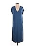 Zara W&B Collection Solid Blue Casual Dress Size S - photo 1