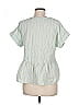 Blu Pepper Green Short Sleeve Blouse Size M - photo 2