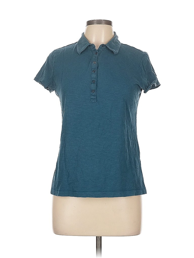 Pre-owned Route 66 Short Sleeve Polo Shirt In Blue
