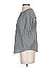 Gap Body Checkered-gingham Gray Short Sleeve Blouse Size S - photo 5