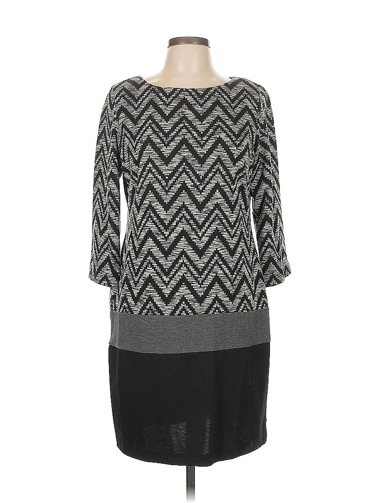 Pre-owned Rn Studio By Ronni Nicole Casual Dress In Gray