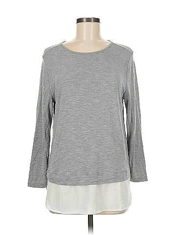 J.Crew Factory Store 3/4 Sleeve T-Shirt (view 1)