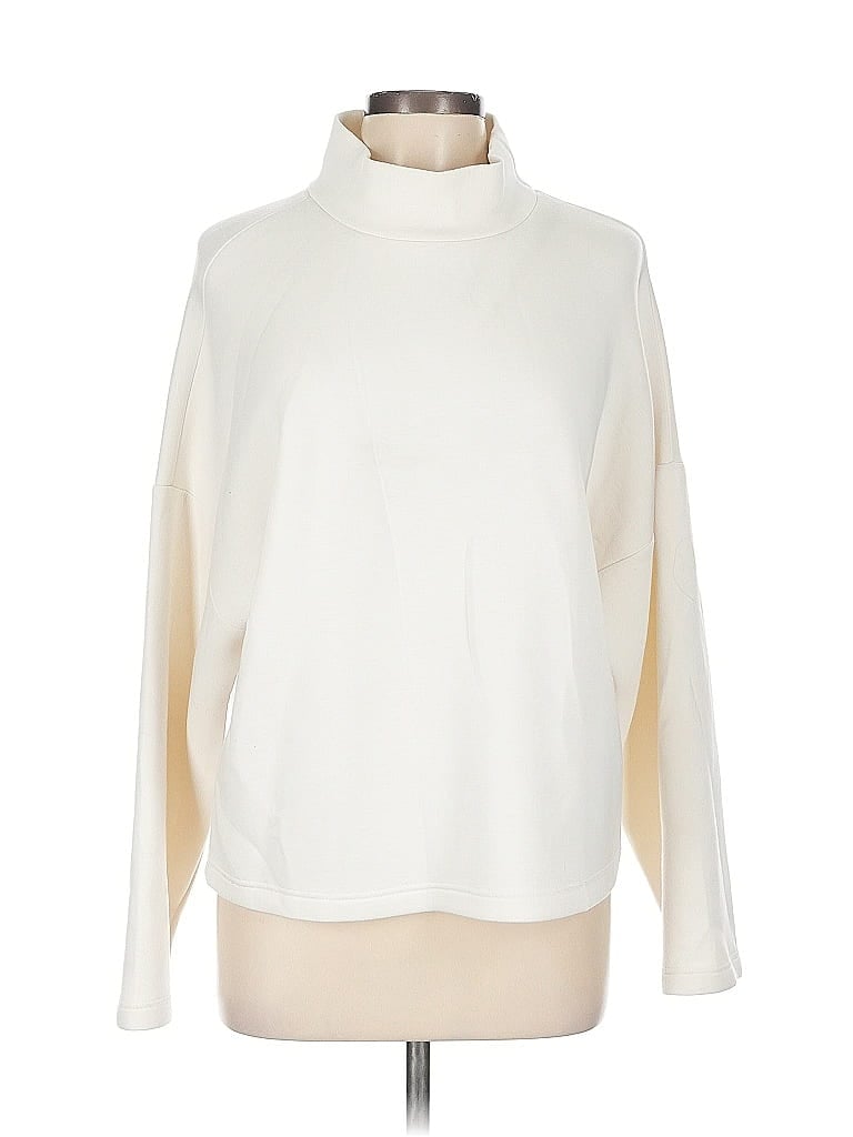Leze the label Ivory Turtleneck Sweater Size L - photo 1
