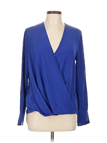 Rag & Bone Long Sleeve Silk Top (view 1)
