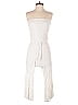 Tru Blu 100% Rayon Solid Ivory Romper Size XS - photo 1